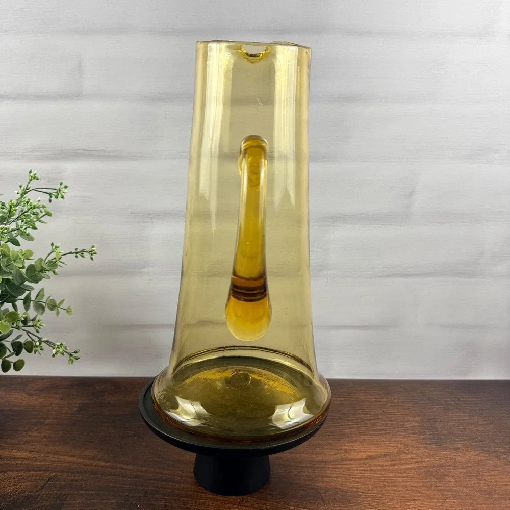Blenko 729 Wheat Pitcher John Nickerson 1972 Mid Century Modern One Year Design